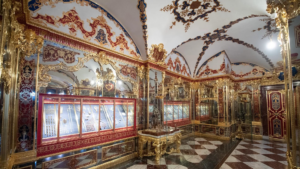 The Jewel Room in the Historic Green Vault in the Dresden Palace of the Dresden State Art Collections. (Getty Images)