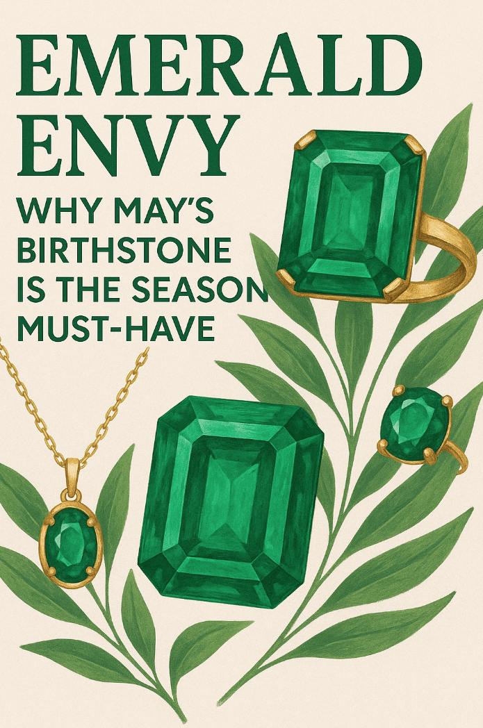 Emerald Envy, May birthstone