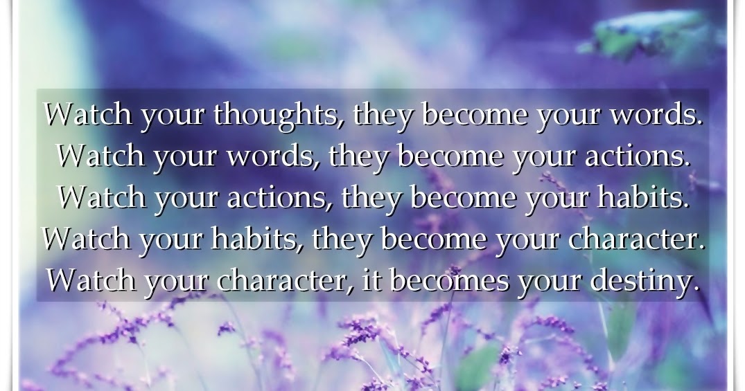 Watch Your Thoughts