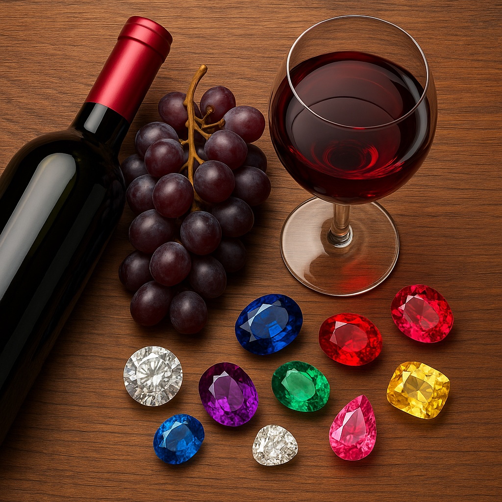 From Vine to Vault: The Connection Between Wine Making and Gemstones